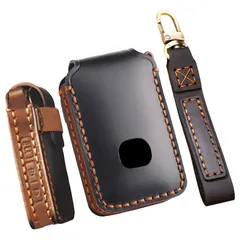 新品 CX-30 CX-5 ロードスター CX-8 CX-90 マツダ2 マツダ3 MX30 キーホルダー CX60 アクセサリー ミアータ キーカバー BP系などに適応 キーケース 車用 マツダ用 本革 [ontto]