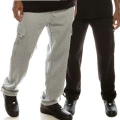 (FL77)VICTORIOUS SOLID FLEECE HEAVYWEIGHT CARGO SWEATPANTS