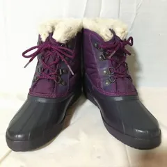 80s-90s?Vintage★SOREL/ソレル　カナダ製スノーブーツ　ライナー付き　サイズ5　22.0-22.5　紫　管No.W18<sale>