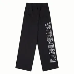 2024年最新】vetements ヴェトモン ロゴスウェットパンツの人気アイテム - メルカリ