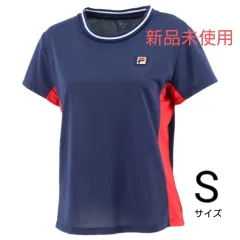 FILA  フィラ  テニス  ウェア  ゲームシャツ  Sサイズ（M寄り）新品未使用  紺赤