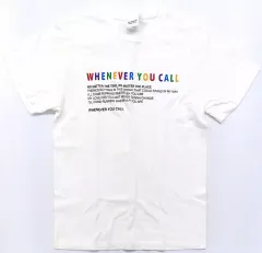 【中古】Tシャツ 嵐 Tシャツ ホワイト Sサイズ 「Whenever You Call」 記念グッズ