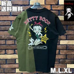 【BETTY BOOP/ベティブープ 天竺半袖TEE スパナガール】BRAVE-MAN ブレイブマン ベティちゃん コラボTシャツ Tシャツ short sleeve  刺繍 BBB-2436 新品 正規品 送料無料
