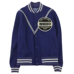 【超希少・即完売】HYSTERICGLAMOUR　スタジャン　ネイビー　紺　L HYSTERIC GLAMOUR genzai WOMAN STADIUM JUMPER – YZ