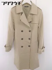 ■ ◎ URBAN RESEARCH ROSSO ロッソ ベルト付 長袖 トレンチ コート サイズM ベージュ レディース  【中古】 【1112280005213】