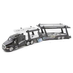 【訳あり】JADA (ジャダ) Peterbilt Model 387 カー キャリア FAST&FURIOUS7 2015 ブラック 1:64 ワイルド・スピード カートランスポーター カーキャリア 希少品 生産終了品 ミニカー