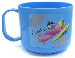 【中古】マグカップ・湯のみ ミッキー＆ミニー(アクアブルー) 子ども用マグカップ(プラコップ) 「ディズニーアンバサダーホテル」 アメニティグッズ