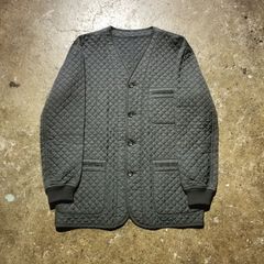 COMME des GARCONS HOMME 90aw ノーカラー キルティングジャケット Ｍ コムデギャルソンオム 1990aw AD1990 90s