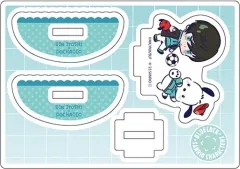 【中古】アクリルスタンド・アクリルパネル 08.糸師凛×ポチャッコ(ミニキャライラスト) ゆらゆらアクリルスタンド 「ブルーロック×サンリオキャラクターズ」