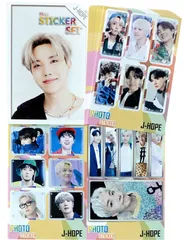 BTS シュガ J-HOPE ジェイホープ グッズ ステッカーセット 87枚入 フォトステッカー/ シールセット + カバーケース付 K-POP