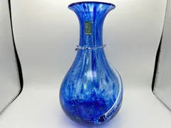 水色びいどろの花瓶☆北洋硝子　びいどろ浪漫津軽 2025年最新】北洋硝子 花瓶の人気アイテム - メルカリ