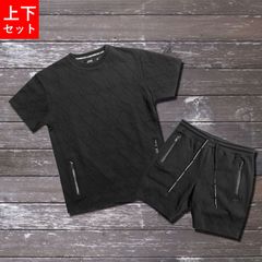LUXE/R(ラグジュ) フクレジャガードTシャツセットアップ セットアップ メンズ 上下セット ジャージ スウェット