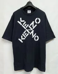 KENZO PARIS｜ケンゾーパリ オーバーサイズ クロスロゴ Tシャツ