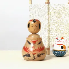 希少　昭和レトロ　鳴子系　鳴子　こけし　賀宏　伝統工芸　郷土玩具 佐藤賀宏 | Kokeshi Wiki