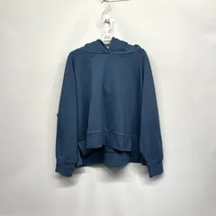 レディース パーカー トップス ブルー 3L 4L 大きいサイズ 可愛い☆CTR-84☆