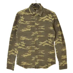 【AKM】S029 カモフラージュ ストレッチ長袖シャツのサムネイル
