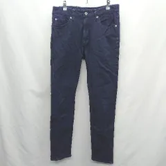 ◇ Θ BEAMS HEART ビームス ハート コットン系 デニムパンツ サイズM ネイビー レディース E  【1410100041930】