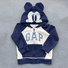 GAP baby  ミッキーパーカー 18-24month ９０サイズ　耳つき ベビーギャップ　ベビー　キッズ　子供服　ディズニー　disney