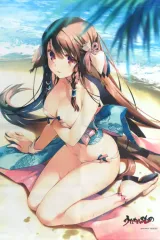 【中古】タペストリー ルルティエ 描き下ろしB2タペストリー 「Switchソフト 『うたわれるもの』トリロジーセット for Nintendo Switch」 ソフマップ購入特典