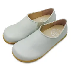 [ジョイウォーカープラス] スリッポン レディース シューズ サイドゴア ぺたんこ靴 フラット CA201 24.0cm GRAY