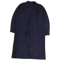 限定カラー 新品同様 イッセイミヤケ オムプリッセ ロングコート オム プリッセ イッセイ ミヤケの新作「プレス コート