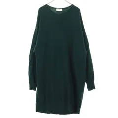 BEAMS HEART ビームスハート 長袖 ロング ニット グリーン レディース 古着