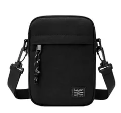 【軽量 コンパクト】サコッシュ ショルダーバッグ メンズ レディース 斜めがけ スマホポーチ ミニバッグ ブラック
