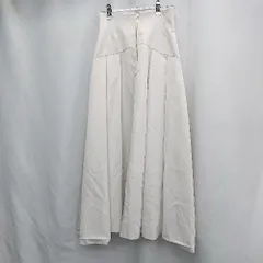 ◇ Θ PROPORTION BODY DRESSING ロング丈 フレア スカート サイズS オフホワイト レディース E  【1505220011298】