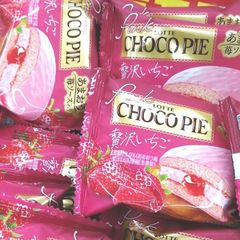 ロッテ ピンクチョコパイ贅沢いちご10個 #まとめ売