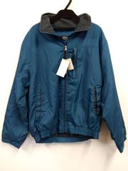 【新品未使用】あったか裏フリースジャンパー　防寒アウター　Mサイズ　ブルー系