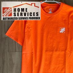 Official HOME DEPOT ホームデポ Tシャツ ロゴ S アメリカ DIY ホームセンター アウトドア アドバタイジング