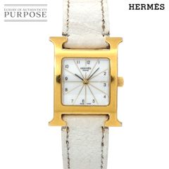 エルメス HERMES Hウォッチ HH1 201 レディース 腕時計 ホワイト クォーツ ウォッチ H Watch 90290775