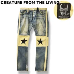 CREATURE FROM THE LIVING デニムジャケット M 中古美品 CREATURE FROM THE LIVING デニムジャケット M 中古美品