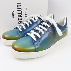 100065 Berluti ベルルッティ プレイタイムスクリット 靴 シューズ カリグラフィ 10 28cm グラデーション スニーカー