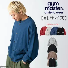 【2025秋冬新色追加】ジムマスター gym master カーディガン アウター ブロックインレーボタンカーデ メンズ レディース ユニセックス 綿 春 秋 冬 XLサイズ G433748のサムネイル