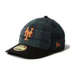 [即納]NEWERA ニューエラ LP 59FIFTY MLB Plaid Flannel フランネル チェック ニューヨーク・メッツ グリーン ブラック  メンズ 男性 帽子 ハット 小物 国内正規品 正規取扱店 NEW ERA  プレゼント ギフト
