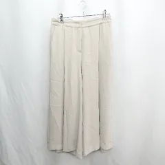 ◇ Θ NATURAL BEAUTY BASIC ナチュラルビューティーベーシック ガウチョパンツ サイズM ベージュ系 レディース E  【1411210004457】