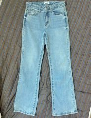 新品 GIORDANO(ジョルダーノ) セミフレア セミブーツカット ライトブルーデニムのサムネイル