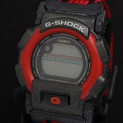 CASIO G-SHOCK赤×黒レゲエモデル現状品、ジャンク品扱い部品取りに 