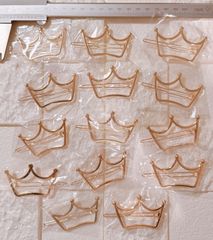 M115 14個　王冠ヘアアクセサリー
