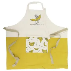【メール便】AND PACKABLE エプロン パッカブルエプロン PAP バナナ テクノプライム お料理 キッチン用品 ギフト プレゼント グッズ 