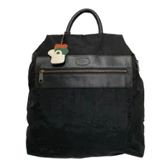 美品⭐︎イビサ\IBIZA レザー&ナイロンリュック ブラック 黒 A4 日本製 IBIZA - イビサ／IBIZA リュック バッグ デイパック バック