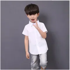 ☆ Bタイプ ☆ 120cm ☆ 子供シャツ ブラウス おしゃれ shirt15 ブラウス シャツ キッズ 長袖 ワイシャツ 子供シャツ フォーマルシャツ フォーマル 襟付き 前開き 無地 おしゃれ 子供 男の子 女の子 子ども こども トップス ユニセックス