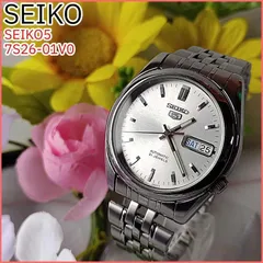 SEIKO 5 セイコー5 裏スケルトン21石 デイデイト 自動巻き 腕時計稼働