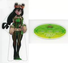 【中古】アクリルスタンド・アクリルパネル 蛙吹梅雨 アクリルMEGAフィギュア 「僕のヒーローアカデミア」 ジャンプキャラクターズストア限定