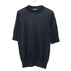 【新品タグ付き】SLOANE スローン 18G 天竺ニット 黒 サイズ3 日本製 新品タグ付き】SLOANE スローン 18G 天竺ニット 黒 サイズ3 日本