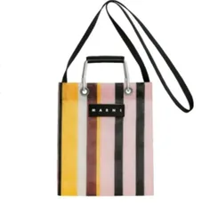 2024年最新】marni market ストライプミニショルダーバッグの