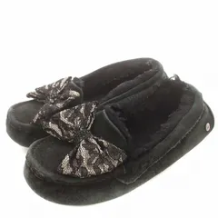 【新品・未使用品】　UGG  　アグ　アンスレー  モカシン ブラック25cm UGG アグ モカシン レディース アンスレー 1106878 ブラック 黒