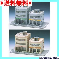 Nゲージ自作ストラクチャー　ステーションシネマビル ペーパーストラクチャー：駅ビル｢MIINA」（N_scale