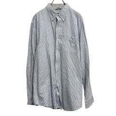 CHAPS ストライプシャツ チャップス XL ブルー ビッグサイズ ボタンダウン 古着卸 アメリカ仕入 a701-7470のサムネイル